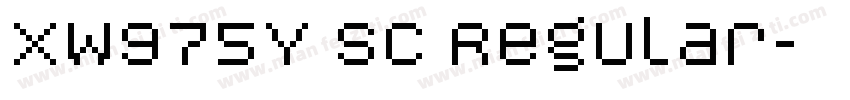 XW975Y SC Regular字体转换